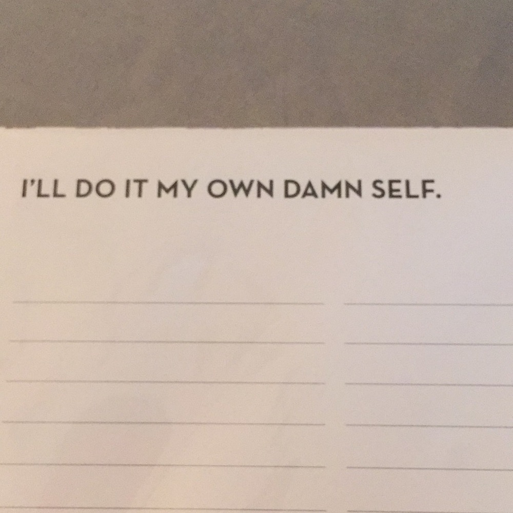 NWT Sir-List-A-Lot note pad